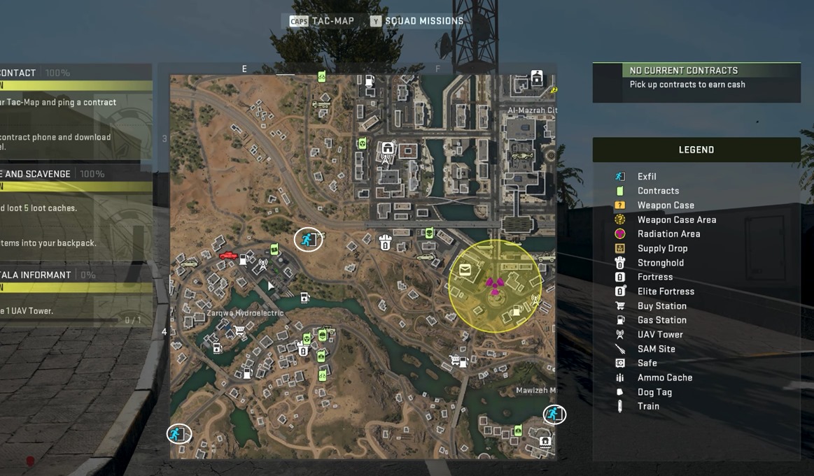 Exfil Points in DMZ Warzone 2