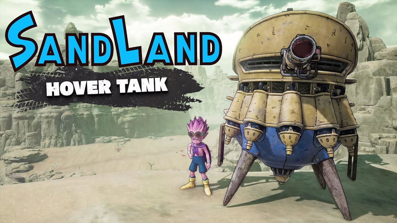 Sand Land é visto com o impressionante ‘Hover Tank’ em ação