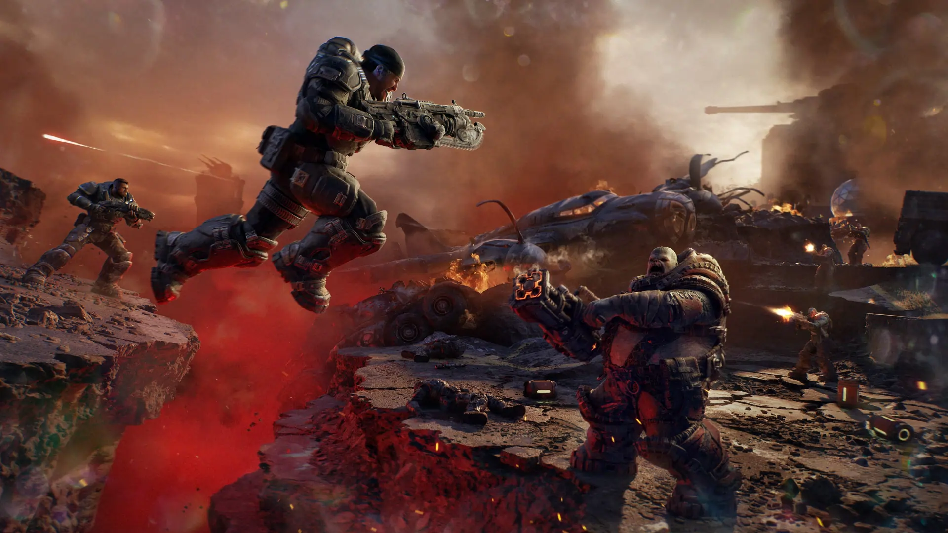 Gears of War E-Day utiliza o SSD para revolucionar a gestão de memória no Xbox Series S