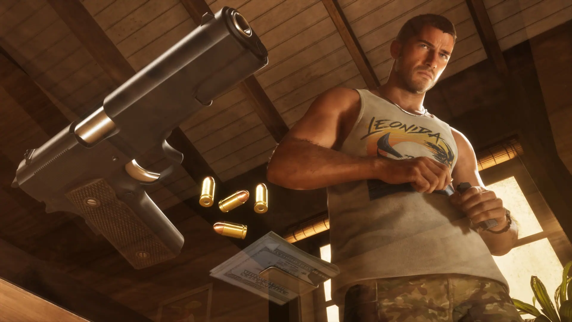 Rockstar detalha a química entre Jason e Lucia e o realismo absurdo de Leonida em GTA VI