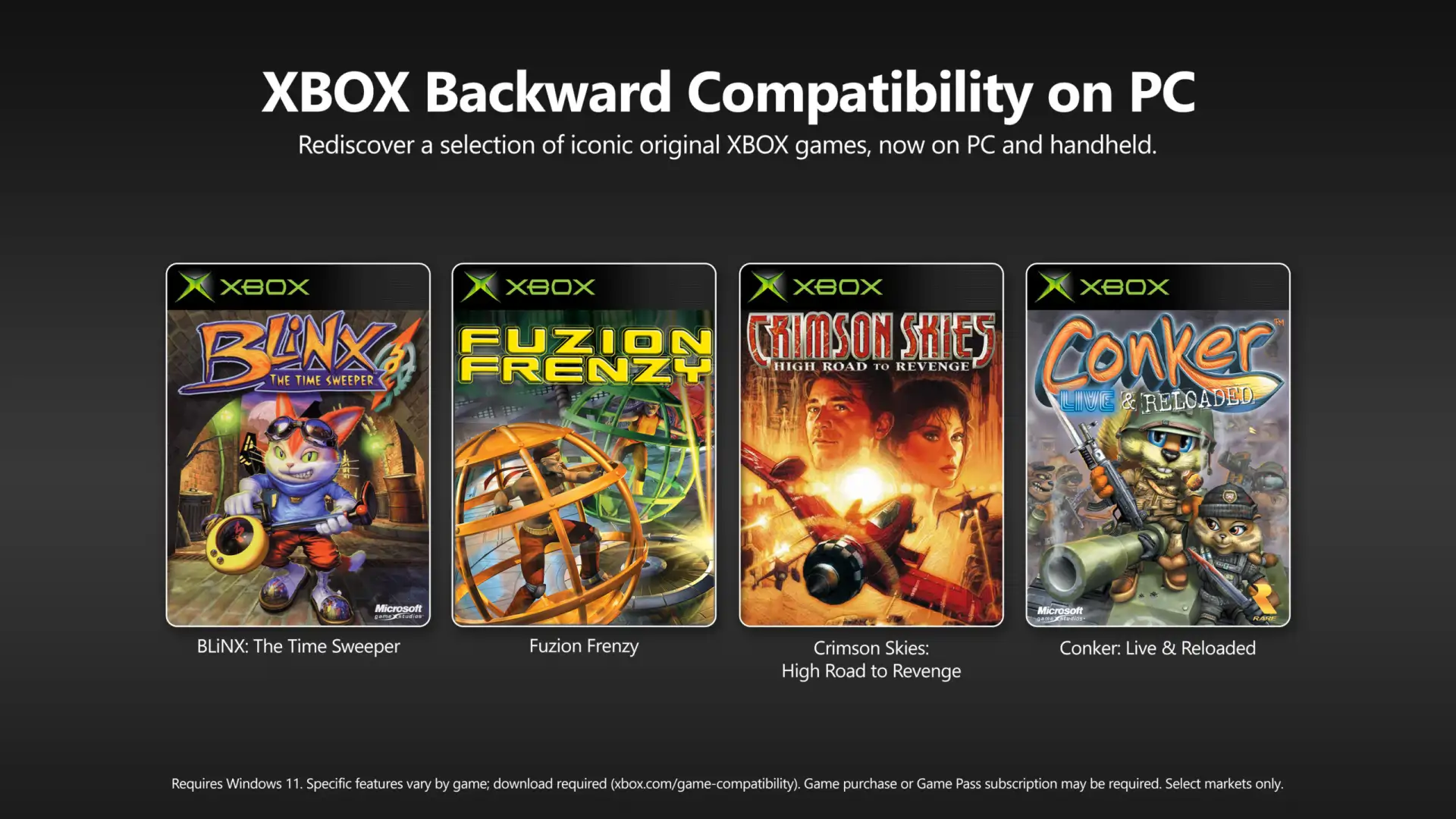 Xbox lança retrocompatibilidade oficial para PC e dispositivos portáteis