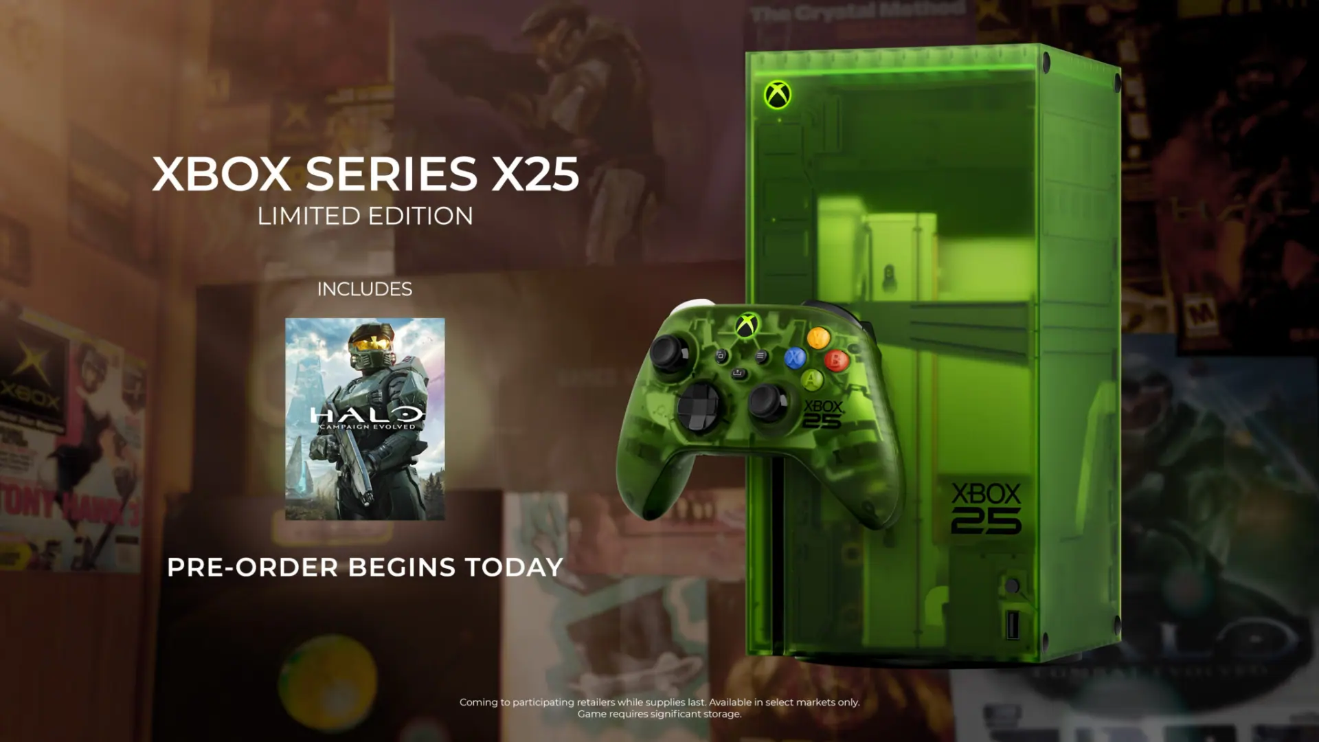 Microsoft inicia pré-venda do novo Xbox Series X25 com remake de Halo incluso no pacote